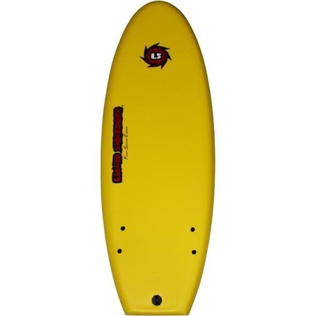 LIQUID SHREDDER Liquid Shredder FSE411-YW 4 ft. 11 FSE EPS & PE Softsurfboard; Yellow FSE4&apos;11/YW